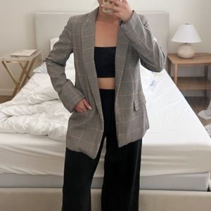 H&M Plaid Blazer